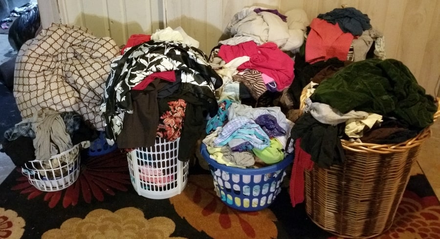 Piles Of Laundry Min